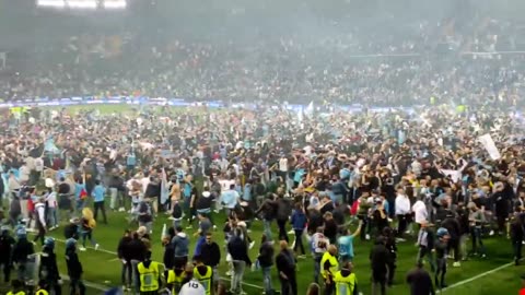 Udinese vs Napoli 1-1 (Napoli fans invading Stadio Friuli, UDINESE) Champions of Italy 2023