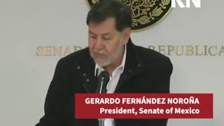 🇲🇽🇺🇸 Mexico's Senate President Fernandez Norona