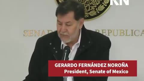🇲🇽🇺🇸 Mexico's Senate President Fernandez Norona