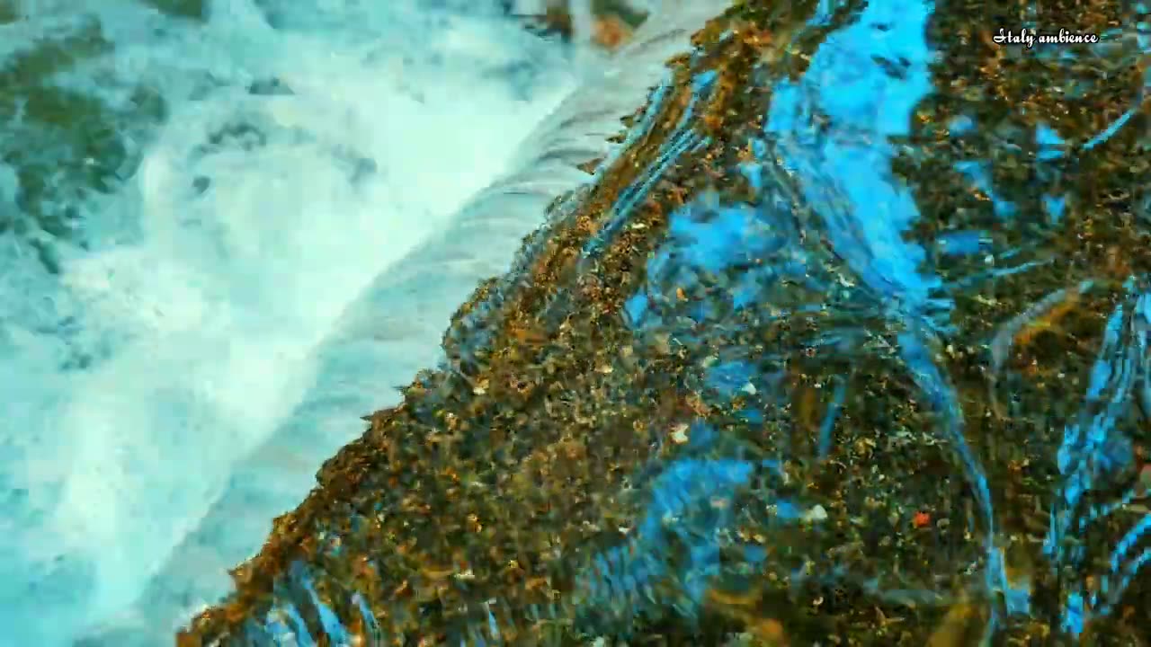 Listen To The Rhythm Of Flowing Water 💧 /The Sound Of River Water Flowing To Calm Your Mind.