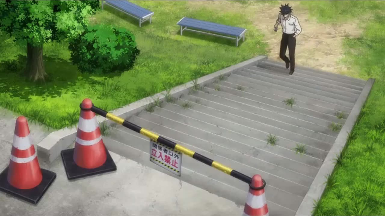 Gojo Classifies a Grade 2 Curse - JJK Episode 1 Clip