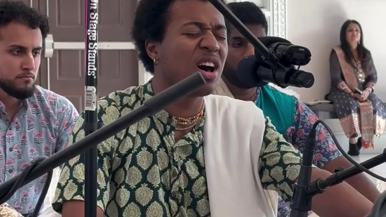 Temple kirtan at Iskcon DC in Potomac April 2025