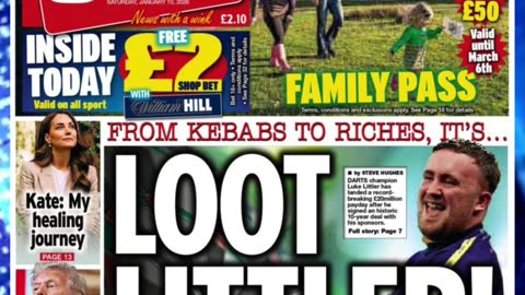 🔥Headlines Saturday 10th January 2026 Newspaper Headlines 🎉📰#britishpress #breakingnews