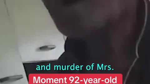 The moment a 92 year old man is arrested for rape and murder 60 years ago.