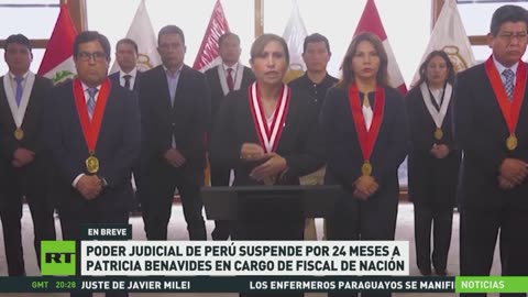 Suspenden a Patricia Benavides como fiscal de Perú por 24 meses