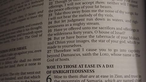 In a day of unrighteousness.