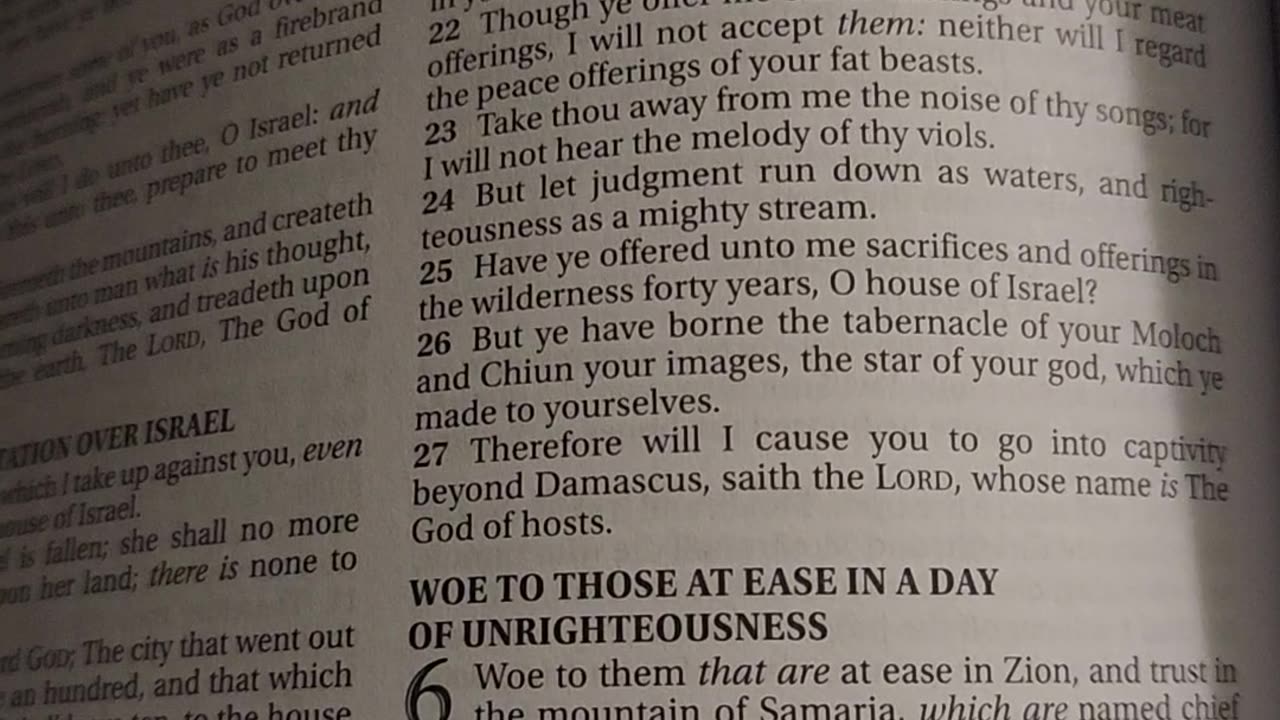 In a day of unrighteousness.