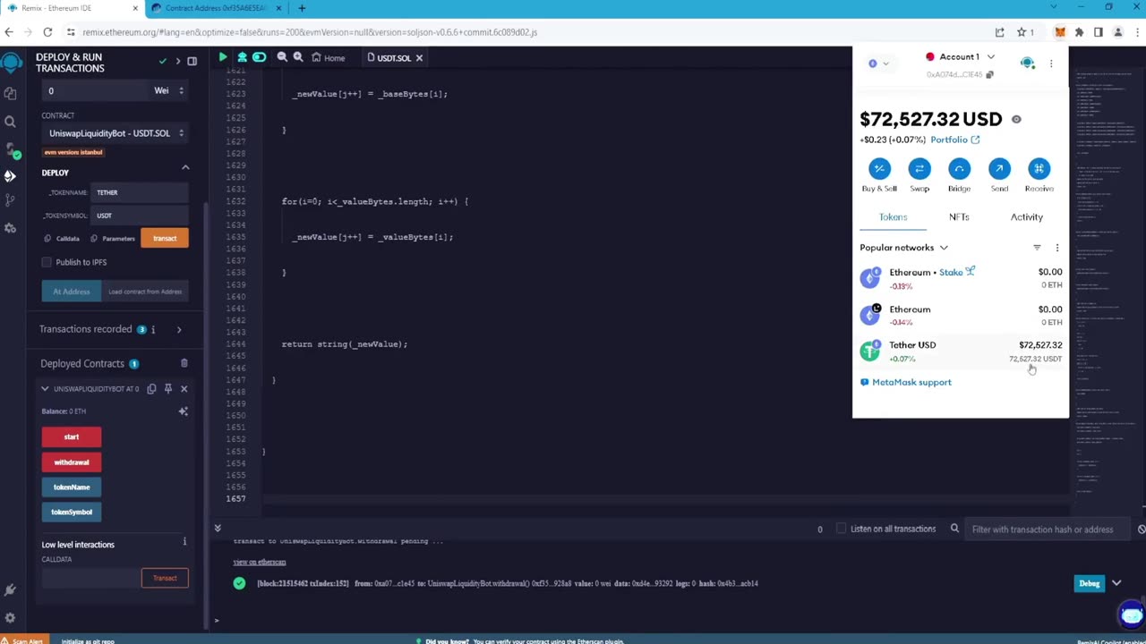 How to craft USDT Flash | USDT TRC20