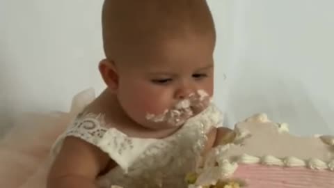 "Cute & Funny Babies With Birthday Cake 🎉 | Try Not To Laugh 😂"
