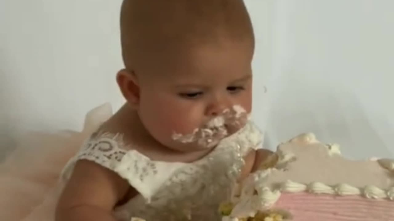 "Cute & Funny Babies With Birthday Cake 🎉 | Try Not To Laugh 😂"