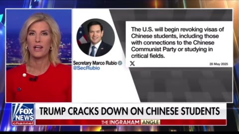Secretary Marco Rubio is revoking visas of Chinese students