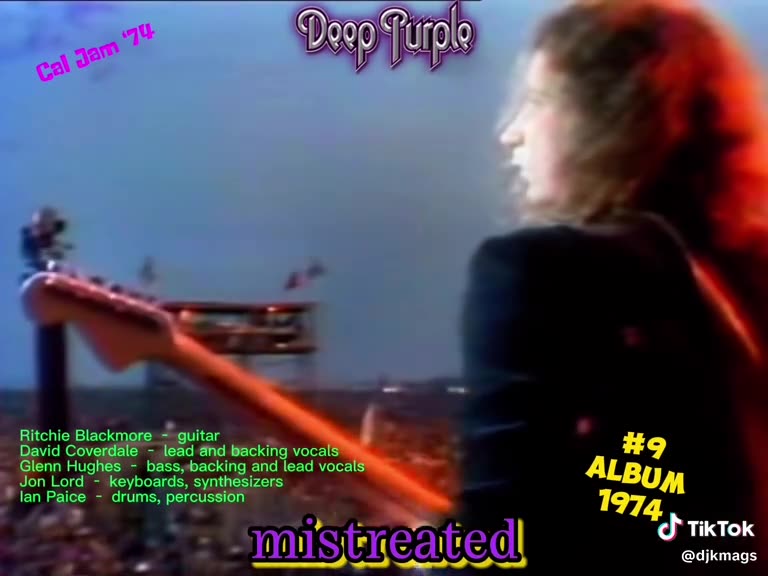 Mistreated ~ Deep Purple ( Dedicated To Scott McGregor )