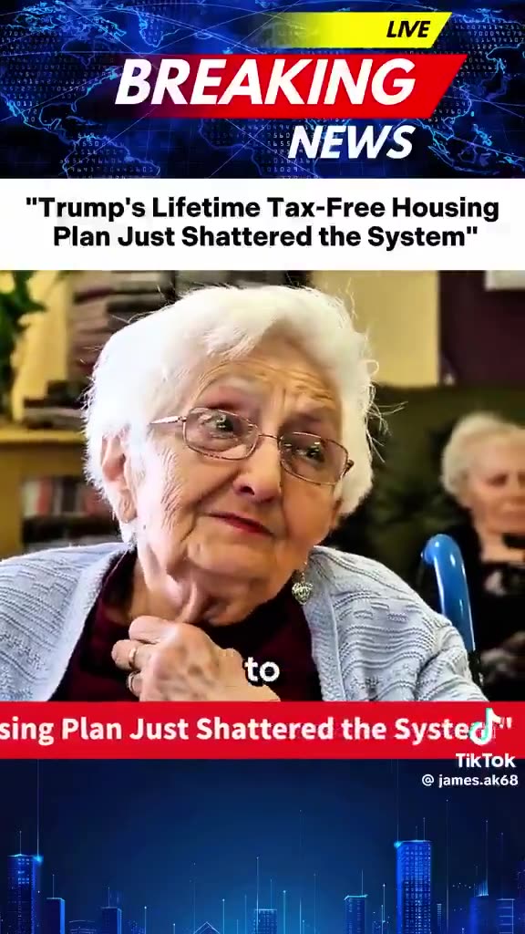 No property taxes for people over 65 who own house outright