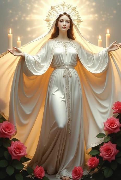 Our Lady of the Roses, We Watch the Battle that Rages