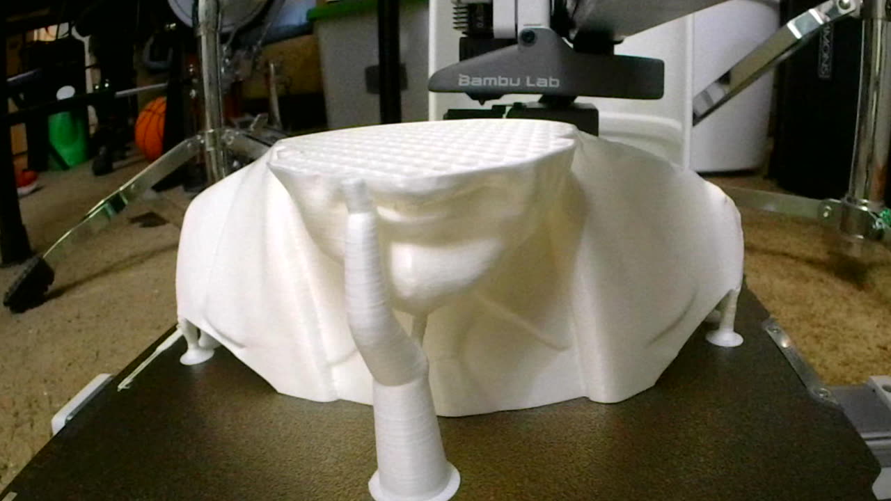 3D Printing Timelapse - Donald Trump Bust Version 2 (Bigger)