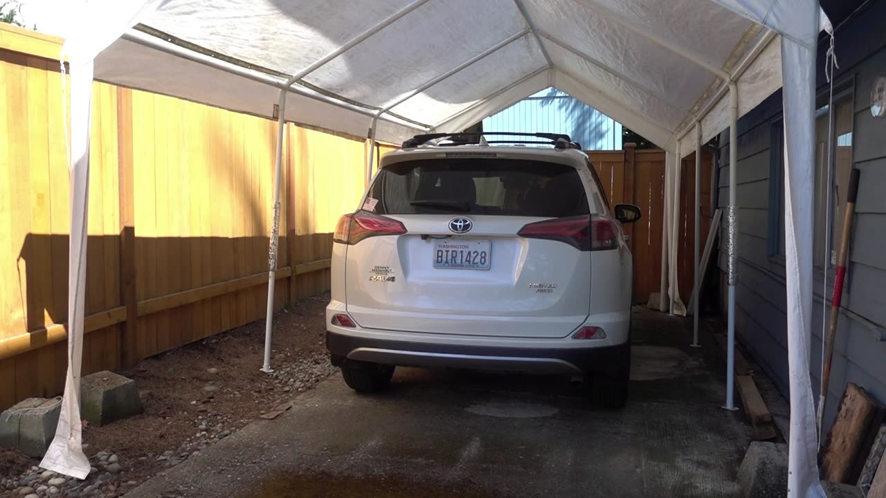 Rebuilding and Patch Repair on the Abba Patio Car Tent