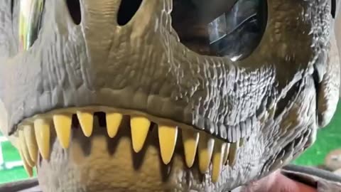 3 Jurassic World Rebirth Dinosaur Masks Unboxed Rage N Roar Tyrannosaurus Rex Mask Mattel #shorts