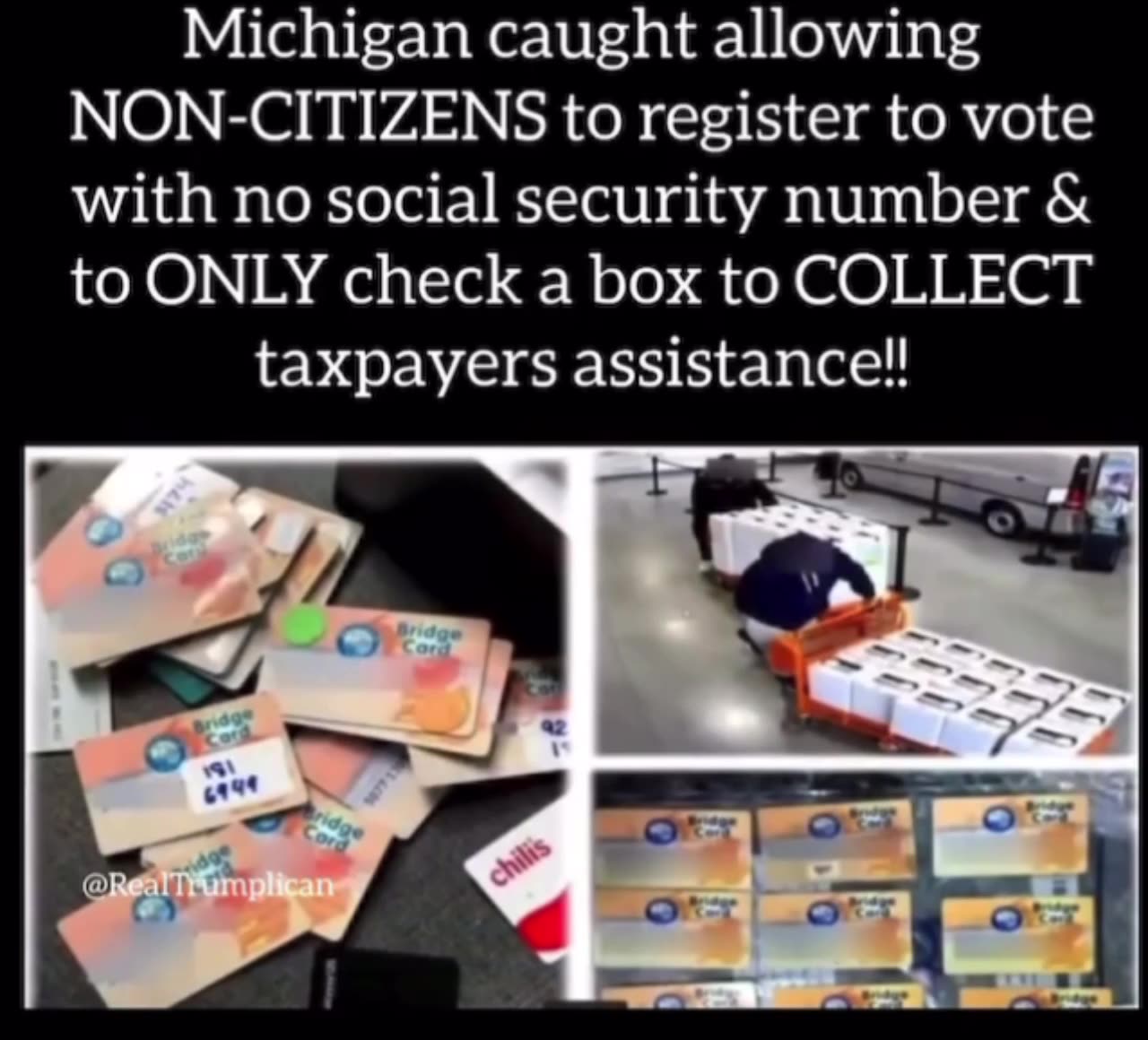 Michigan Caught allowing NON-CITIZENS to register to vote with no Social Security Number