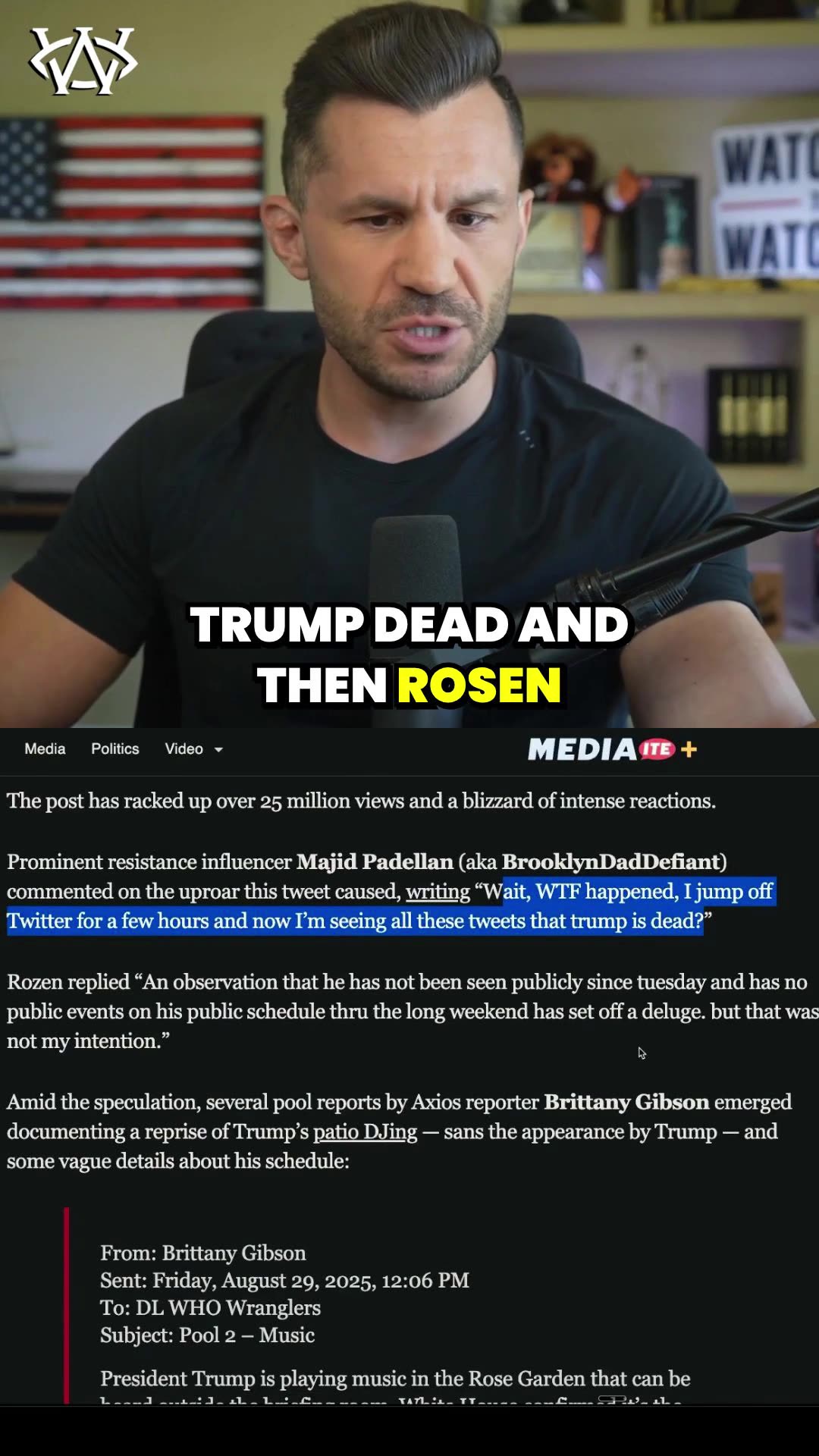 Media MELTDOWN as Rumors Spread Trump is Dead