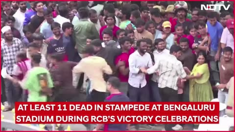 Bengaluru Stampede News 11 Dead In Stampedes Outside Bengaluru Stadium Amid RCB Celebrations