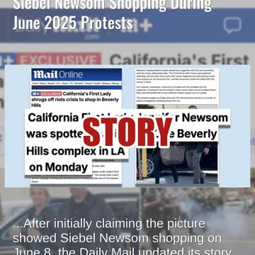 Fact Check: Photo Does NOT Show California Governor Newsom's Wife Shopping During June 2025 Protests