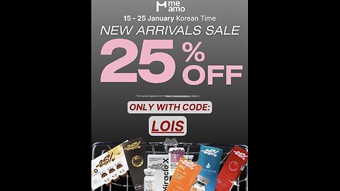 Sale 25% off January 15-25 Meamoshop discount code LOIS 💗💗💗💗