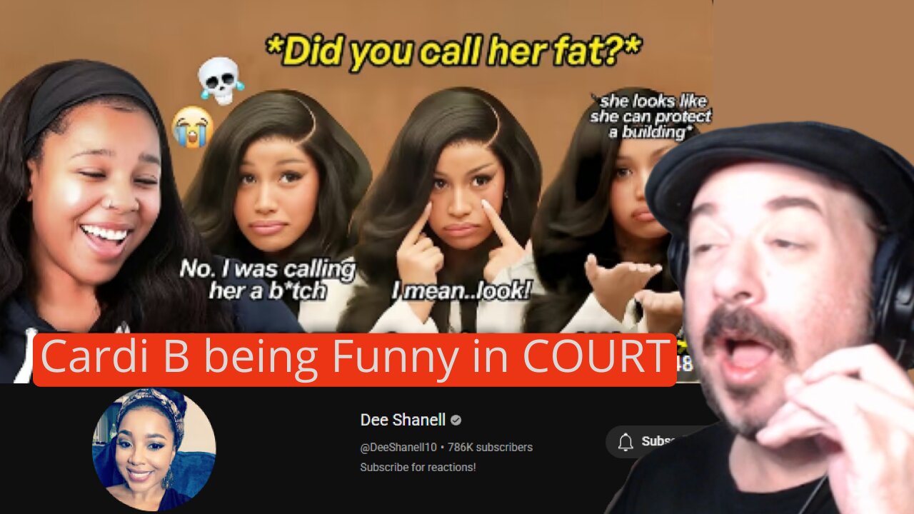 Re - Upload : Lance B Reacting to Dee Shanell '' Cardi B being Funny in COURT