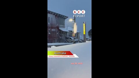 #Australia #snowfall #weather #Victoria #destruction #anomaly #weather #climatechange 🇦🇺