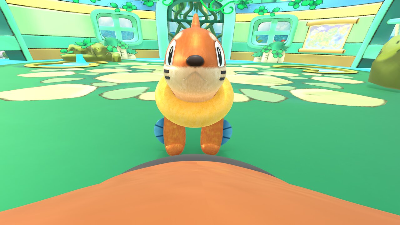 Buizel First Person Mirror POV Post Transformation Pokemon Mystery Dungeon Animation