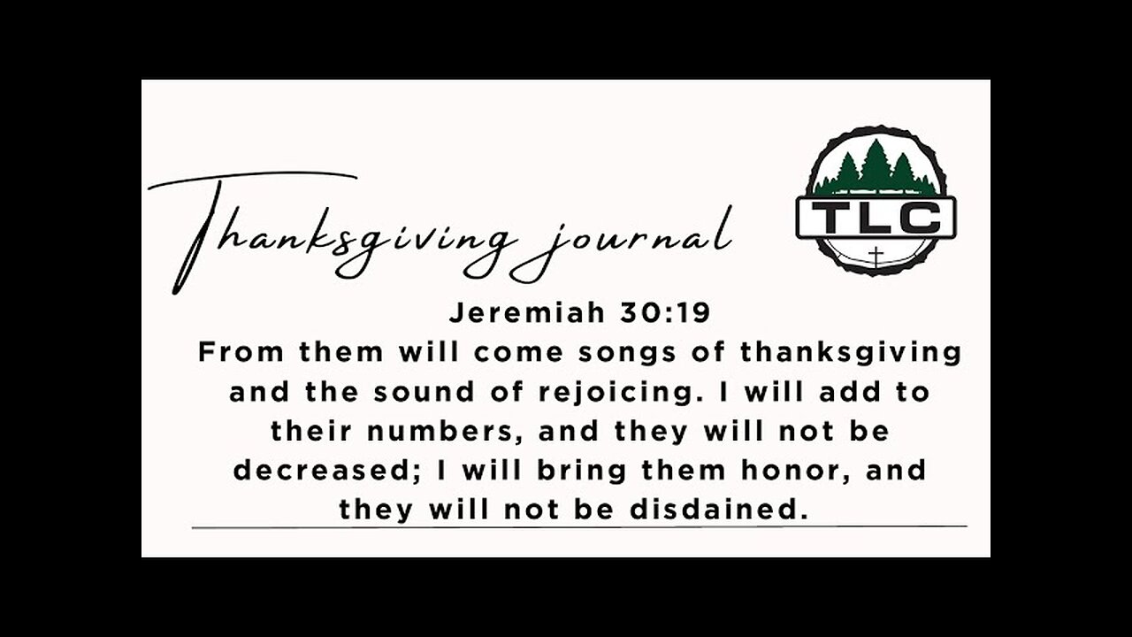 Thanksgiving Journal Day 4!