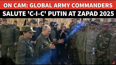 Putin DONS Military Uniform; Gets Salute From Global Armies, Inspects Deadly Weapons | Zapad 2025