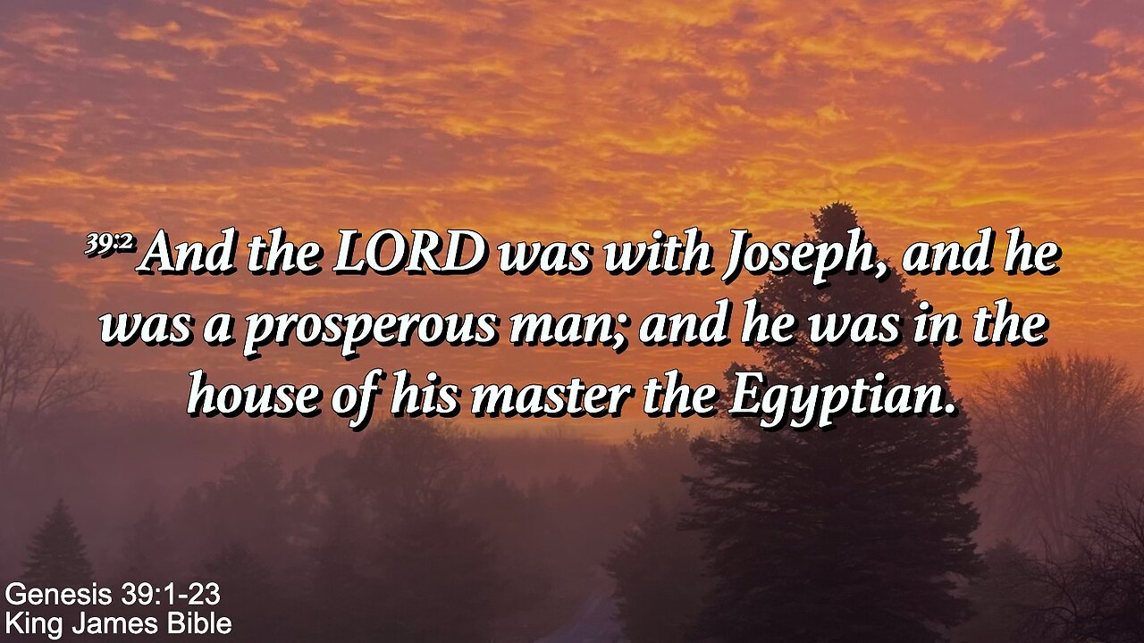 Sunday Evening, November 2nd - And The Lord Was With Joseph