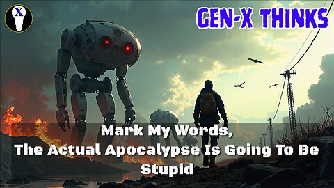 Gen-X Thinks: Mark My Words The Actual Apocalypse Is Going To Be Stupid