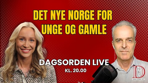 Det nye Norge for unge og gamle | Dagsorden LIVE 26. mai 2025