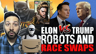 Elon VS. Trump | Race Swaps & Robots
