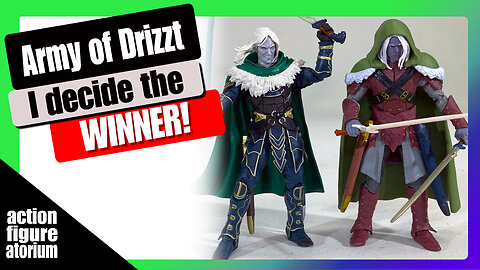 Which Drizzt is right for you? | Comparing the 2021 and 2023 1:12 action figures