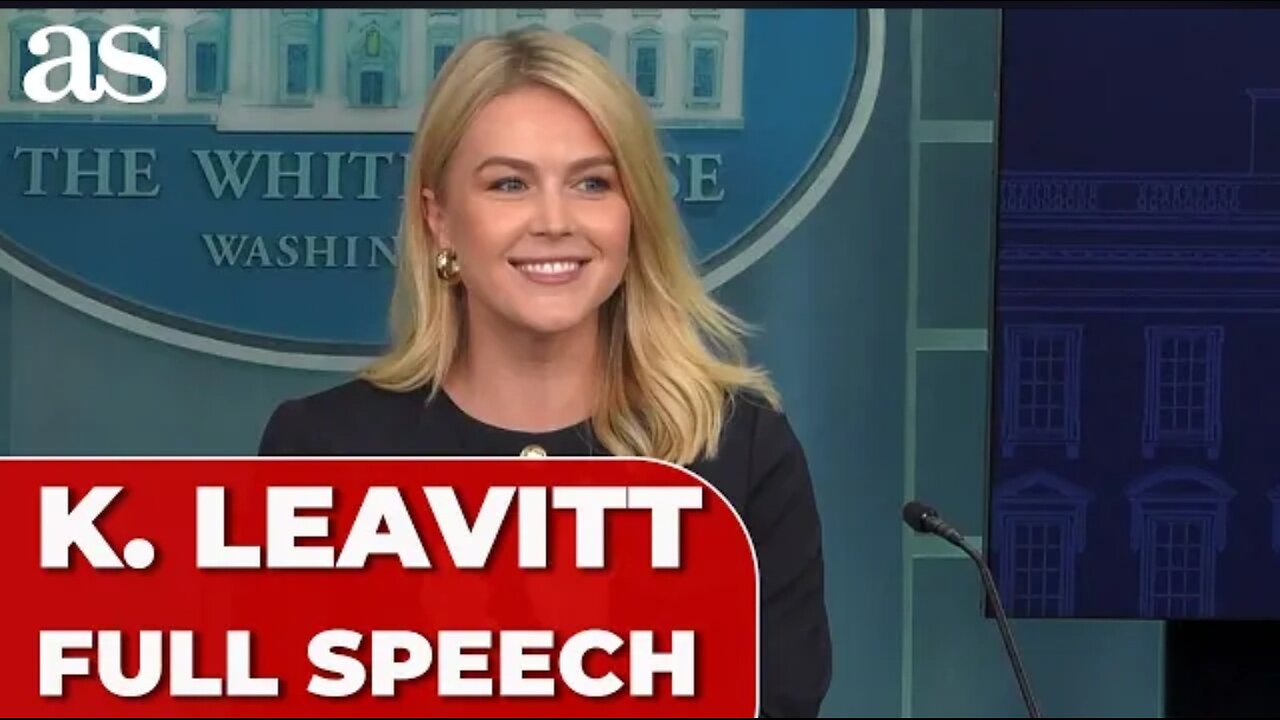 KAROLINE LEAVITT faces the press: Full WHITE HOUSE briefing