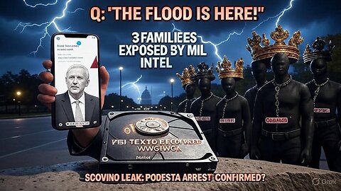 Q's MISSING TEXTS LEAKED: 'The FLOOD Is HERE!' | Military Intel CONFIRMS Soros-Clinton-Obama Controlled By 3 FAMILIES - Scavino Drops BOMBSHELL