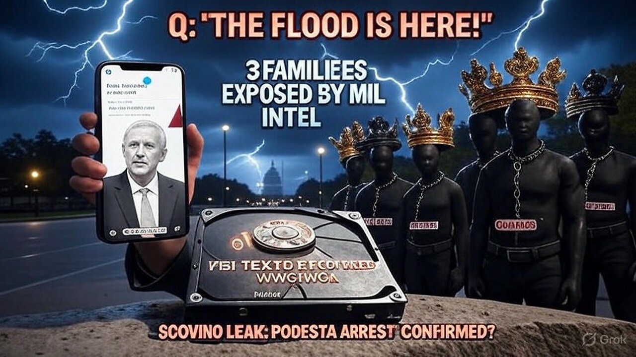 Q's MISSING TEXTS LEAKED: 'The FLOOD Is HERE!' | Military Intel CONFIRMS Soros-Clinton-Obama Controlled By 3 FAMILIES - Scavino Drops BOMBSHELL