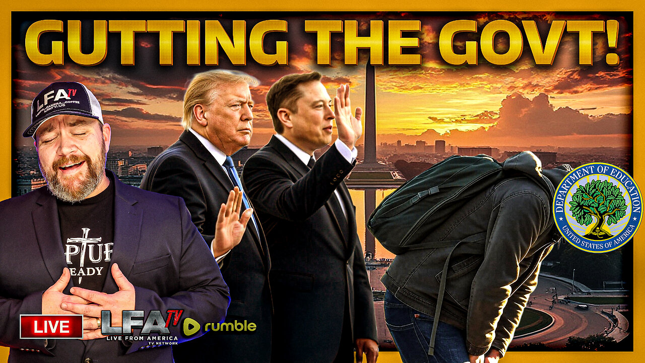 GUTTING THE GOVERNMENT! | LIVE FROM AMERICA 3.20.25 11AM