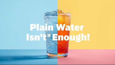 💦 Plain water is not the best way to hydrate! #hydration #hydrate #water #dehydration #electrolytes