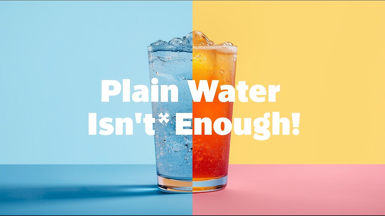 💦 Plain water is not the best way to hydrate! #hydration #hydrate #water #dehydration #electrolytes