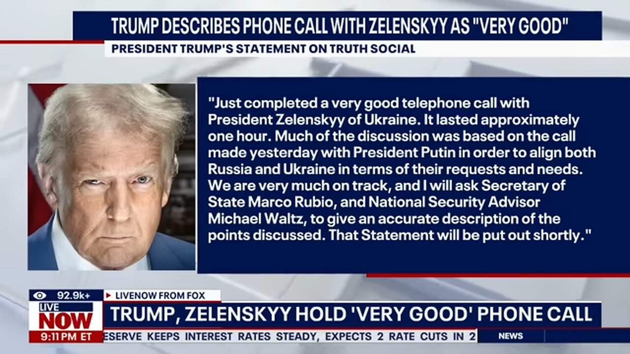 Trump to Zelenskyy: US should run Ukraine's nuclear power plants