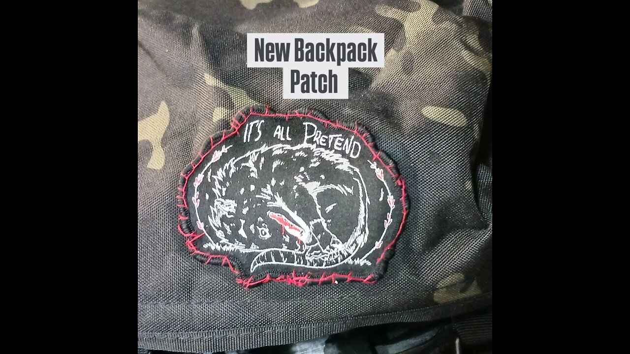 Sew a patch on my backpack
