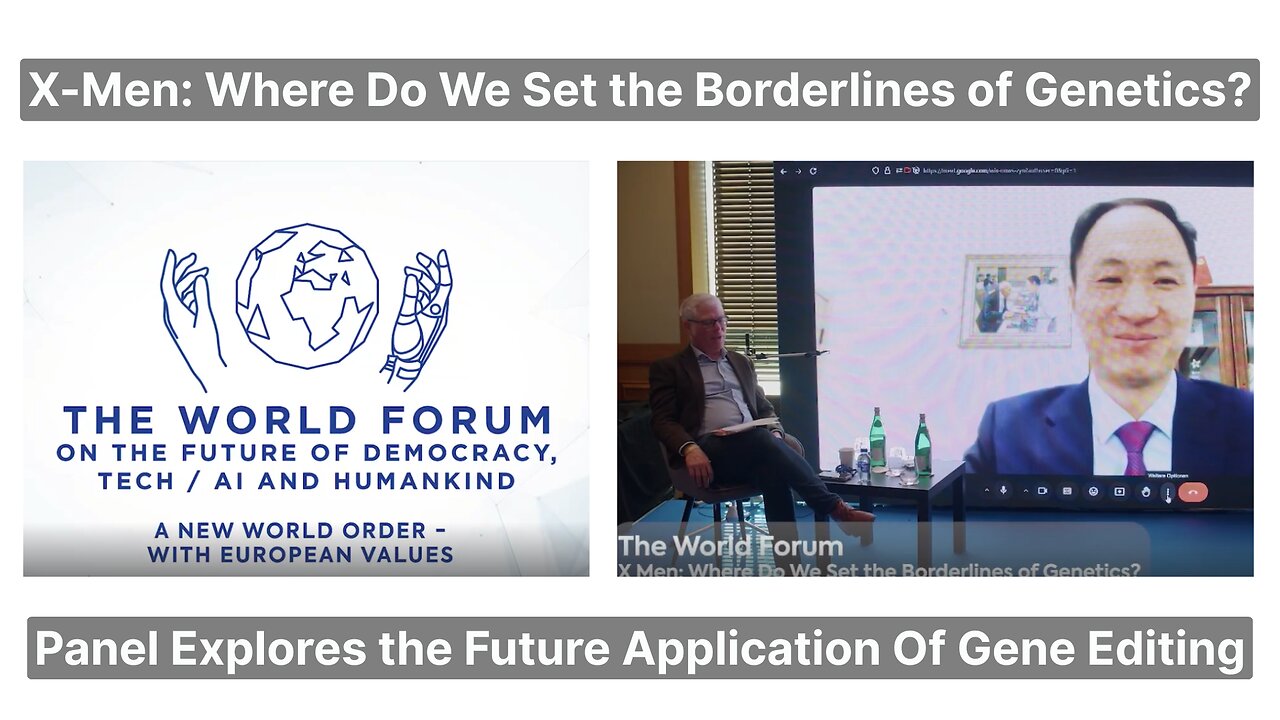X-Men: Where Do We Set the Borderlines of Genetics? Panel Explores the Future Application Of Gene Editing, With Dr. He Jiankui