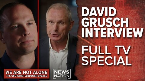 UFO whistleblower David Grusch: 'We are not alone'