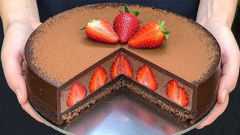 A Dessert That Will Drive You Crazy! A Simple Chocolate-Strawberry Miracle!