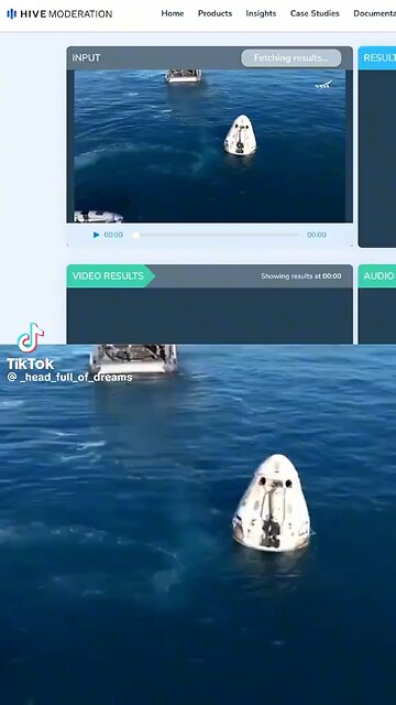 Dragon Capsule Footage Most Likely AI Generated