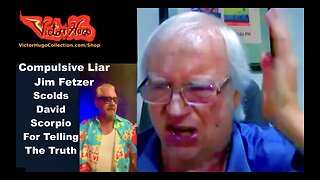 Compulsive Liar Jim Fetzer Denies Trying To Shut Down BitChute Rumble While Scolding David Scorpio