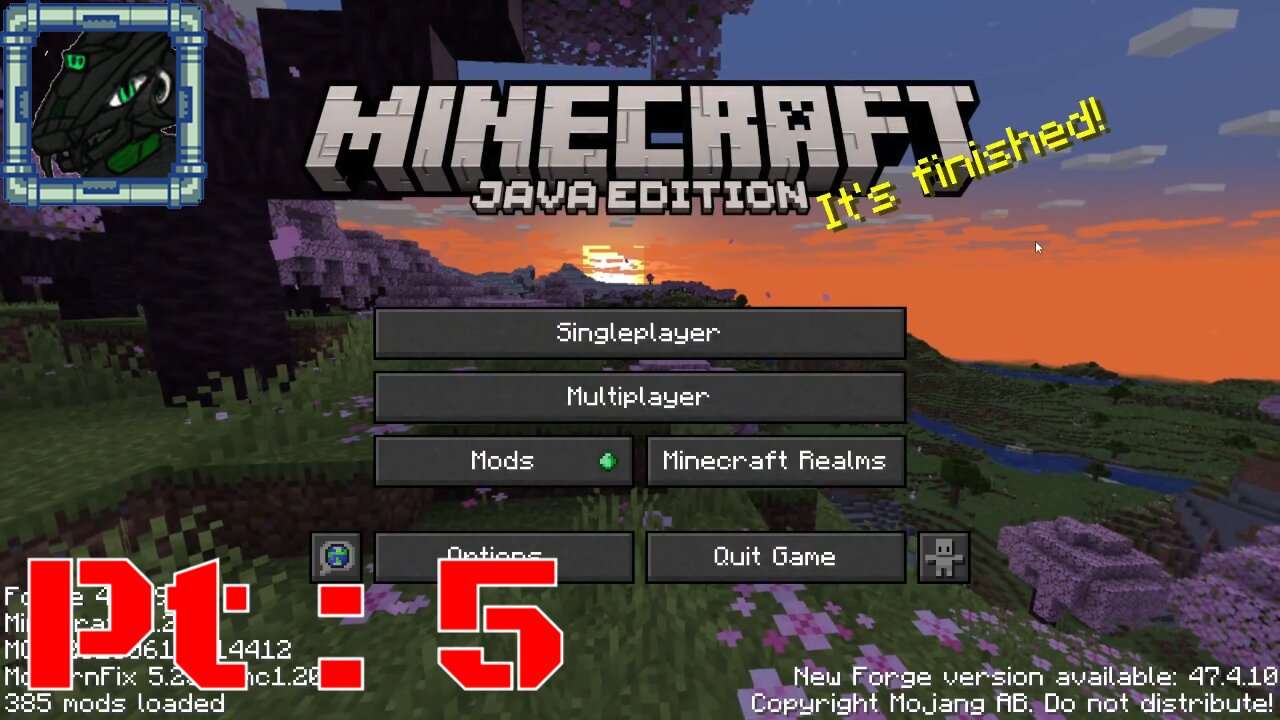 Infinity Project 0.1 version Pt 5 {Got lava into magma and a question at the end}